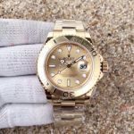 SWISS 3135 Rolex Yacht-Master All Gold Replica Watch - New Movement
